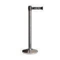 Montour Line Stanchion Belt Barrier Pol.Steel Post 13ft. Wait..Belt M630-PS-PLEAWBW-130